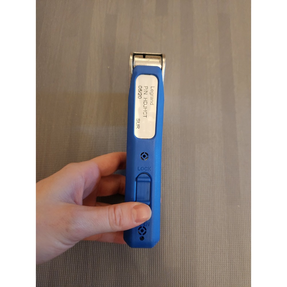Legrand‎ HDJHCT High Density Jack Termination Tool Blue Network Hand Tool